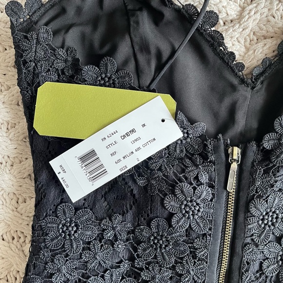 NWT Atelier Nicole Miller Lace Mini Dress - Picture 6 of 8